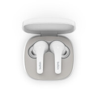 Belkin SOUNDFORM Flow, Kabellos, Anrufe/Musik, Kopfhörer, Weiß
