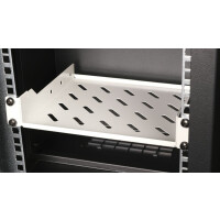 Equip Fester Fachboden 10, 1HE, 200mm, Grau, Regalboden, Hellgrau, 1U, Türkei, 25,4 cm (10"), 255 mm