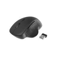 Gembird MUSW-6B-02, rechts, Optisch, RF Wireless, 1600 DPI, Schwarz