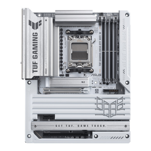 ASUS TUF GAMING B850-BTF WIFI W, AMD, Sockel AM5, AMD Ryzen 7000 Series, AMD Ryzen 8000 Series, AMD Ryzen 9000 Series, DDR5-SDRAM, 256 GB, DIMM
