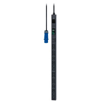 APC Easy Rack PDU, Metered, Null HE, 1-phasig, 7.4kW, 230V, 32A, 20 C13 und 4 C19 Ausgänge, IEC60309 2P+E Eingang, Messgerät, 0U, Einphasig, Senkrecht, Aluminium, Schwarz