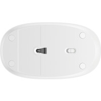 HP 240 Bluetooth-Maus (Lunar White), Beidhändig, Optisch, Bluetooth, 1600 DPI, Weiß