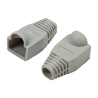 Equip RJ45 Knickschutztülle, Kabelschuh, Grau, RJ-45, 100 Stück(e), 14,3 mm, 25,8 mm