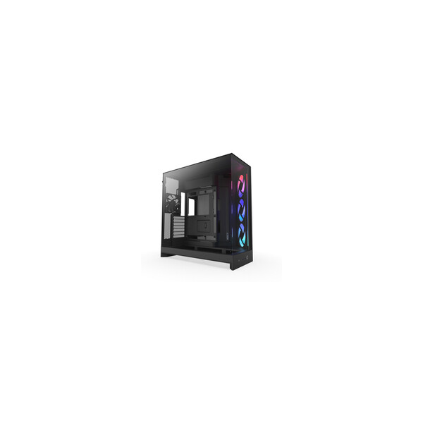 NZXT H9 Flow RGB schwarz matt Tempered Glass x 2 - Midi/Minitower - ATX