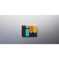 Kingston DataTraveler 512GB Portable USB 3.2 Gen 1 Exodia S (Schwarz/Gelb), 512 GB, USB Typ-A, 3.2 Gen 1 (3.1 Gen 1), Drehring, 8,72 g, Schwarz, Gelb