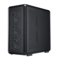 Cooler Master MasterFrame 600, Midi Tower, PC, Schwarz, ATX, ITX, micro ATX, Aluminium, SGCC, Gehärtetes Glas, 19 cm