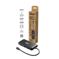 Club 3D 8-1 Portable Dock USB Type-C® 10Gbps to...