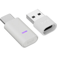 Logitech Zone Wireless 2, Verkabelt & Kabellos, Büro/Callcenter, 230 g, Kopfhörer, Weiß