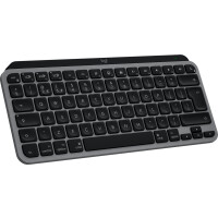 Logitech MX Keys Mini For Mac, Kabellos, Bluetooth, Scherenschalter, AZERTY, LED, Schwarz, Grau