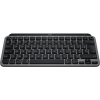 Logitech MX Keys Mini For Mac, Kabellos, Bluetooth, Scherenschalter, AZERTY, LED, Schwarz, Grau