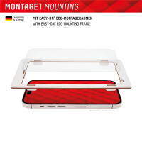 E.V.I. Displex Panzerglas (10H) + Case für Google Pixel 7a, Eco-Montagerahmen, + Case, Tempered Glas, kratzer-resistente Schutzfolie, Google, Pixel 7a, Staubresistent, Kratzresistent, Transparent, 1 Stück(e)