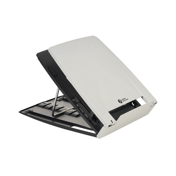 Bakker Ergo-Q 330 Circular, Laptop-Ständer, Schwarz, Grau, Acrylnitril-Butadien-Styrol (ABS), Kunststoff, Stahl, 33,8 cm (13.3"), 43,2 cm (17"), 6 kg