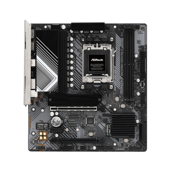 ASRock B650M-HDV/M.2, AMD, Sockel AM5, AMD Ryzen™ 7, DDR5-SDRAM, 64 GB, DIMM