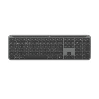 Logitech Signature Slim K950, Volle Größe (100%), Kabellos, RF Wireless + Bluetooth, Scherenschalter, QWERTY, Graphit