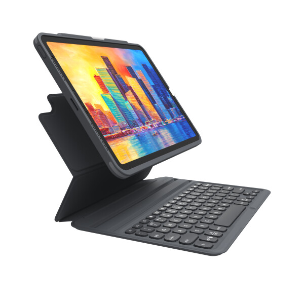 ZAGG Pro Keys, Schweiz, Apple, iPad Air (4th gen), Schwarz, 27,7 cm (10.9"), Kabellos