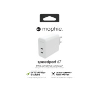 ZAGG mophie 409909304, Drinnen, AC, Weiß