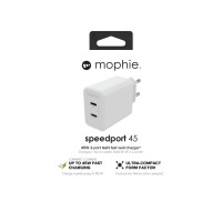 ZAGG mophie 409909299, Drinnen, AC, Weiß