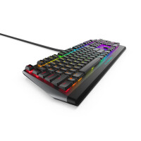 Dell Alienware AW510K, Volle Größe (100%), Kabelgebunden, USB, Mechanischer Switch, RGB-LED, Schwarz, Grau