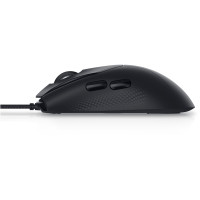 Dell Alienware AW320M, Beidhändig, Optisch, USB Typ-A, 3200 DPI, Schwarz