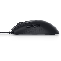 Dell Alienware AW320M, Beidhändig, Optisch, USB Typ-A, 3200 DPI, Schwarz