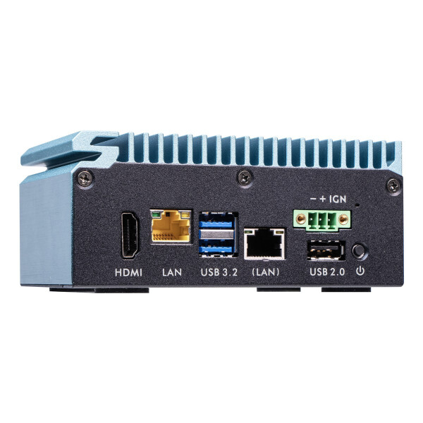 Shuttle Edge PC System SPCEL02WA , Intel Celeron J6412, Windows 11 IoT, 8GB RAM, 120GB M.2 SATA, 1x HDMI, 2x 2.5G LAN, 1x COM, DIO, 12-24V, 24/7 Dauerbetrieb, lüfterlos, inkl. VESA & DIN-RAIL Halterung, 2 GHz, Intel Celeron J, J6412, 8 GB, 120 GB, Windows