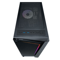 AZZA APOLLO 430, Midi Tower, PC, Schwarz, Transparent,...
