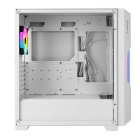 AZZA Guardian Glass, Midi Tower, PC, Weiß, ATX, EATX, ITX, micro ATX, 17 cm, 40 cm