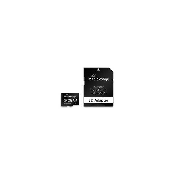 MEDIARANGE SD MicroSD Card UHS-1 Cl.10 inkl. Adapter - Micro SD