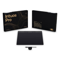 Wacom Intuos Pro Large, Verkabelt & Kabellos, 349 x 195 mm, USB/Bluetooth, 1 cm, Stift, 60°