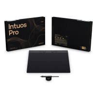 Wacom Intuos Pro Large, Verkabelt & Kabellos, 349 x 195 mm, USB/Bluetooth, 1 cm, Stift, 60°