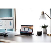 HP USB-Fingerprint-Maus, Beidhändig, USB Typ-A, Schwarz