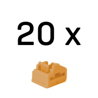 Lindy 47898, Schnittstellenblockierung, RJ-45, Orange,...