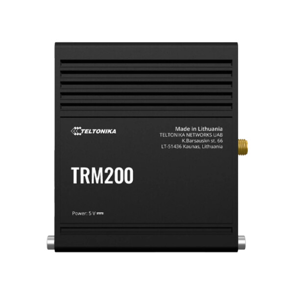 Teltonika TRM200000000, Extern, Schwarz, Netzwerk, Leistung, Mikro-USB, CB, CE, EAC, UKCA, WEEE, -40 - 75 °C