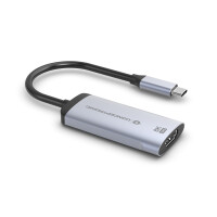 Conceptronic ABBY23G USB-C-auf-HDMI-2.1-Adapter, 8K60Hz, USB Typ-C, HDMI-Ausgang, 7680 x 4320 Pixel