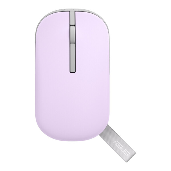 ASUS MD100, Beidhändig, Optisch, RF Wireless + Bluetooth, 1600 DPI, Violett