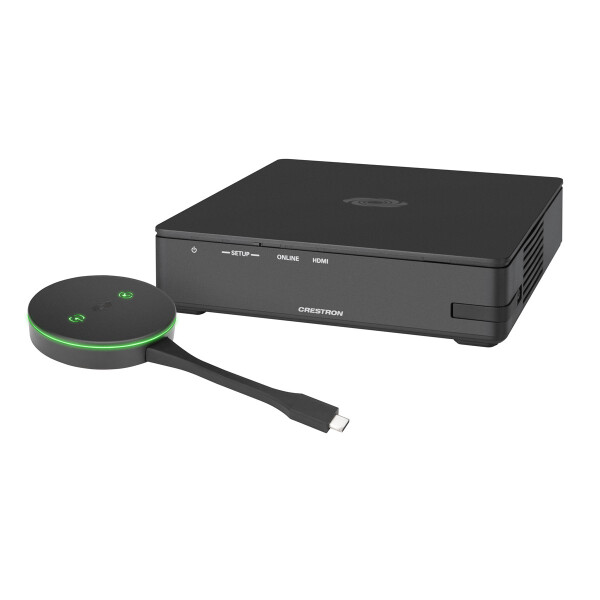 Crestron AM3-111-I KIT, Desktop, Schwarz, Kunststoff, PoE, Leistung, Status, CE, IC, FCC Part 15 Class B, 3840 x 2160 Pixel
