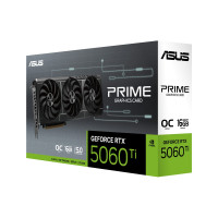 ASUS Prime -RTX5060TI-O16G, GeForce RTX 5060 Ti, 16 GB, GDDR7, 128 Bit, 7680 x 4320 Pixel, PCI Express 5.0