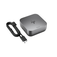 HP Thunderbolt 4 Ultra 280 W G6 Dockingstation, Kabelgebunden, Thunderbolt 4, 280 W, 10,100,1000,2500 Mbit/s, Grau, 8K Ultra HD