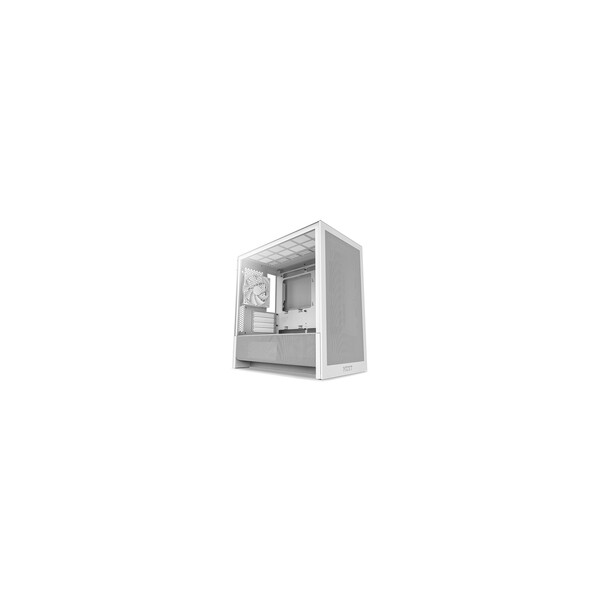 NZXT H3 Flow weiß matt Tempered Glass - Midi/Minitower - ATX