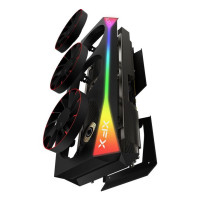 XFX Mercury Radeon RX 9070 XT OC Magnetic Air Edition RGB, Radeon RX 9070 XT, 16 GB, GDDR6, 256 Bit, 7680 x 4320 Pixel, PCI Express 5.0