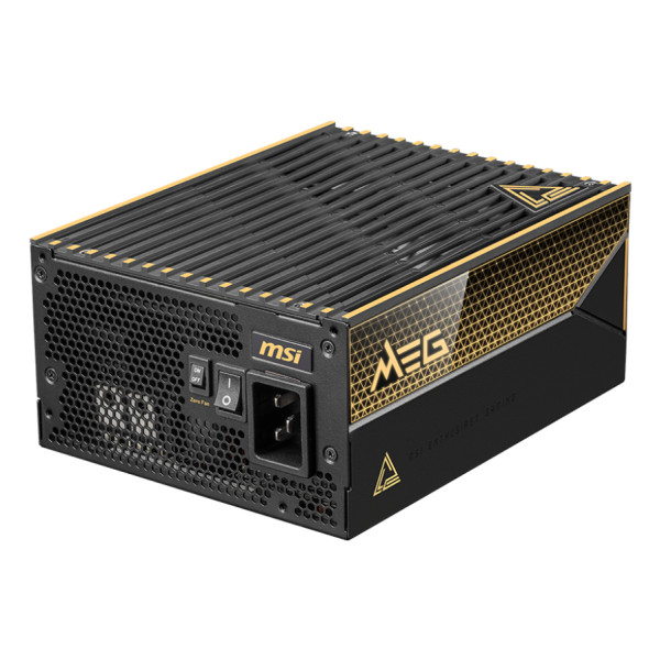 MSI MEG Ai1600T PCIE5, 1600 W, 100 - 240 V, Aktiv, 120 W, 1600 W, 120 W
