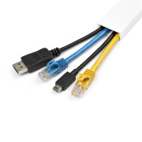 StarTech.com 1m Kabelkanal Selbstklebend, 32x11mm, PVC,...