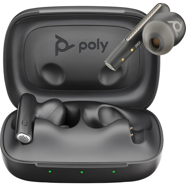 Poly Voyager Free 60 UC Schwarzes Basisladeetui, Ladebehälter, Schwarz