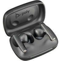 Poly Voyager Free 60 UC Schwarzes Basisladeetui, Ladebehälter, Schwarz