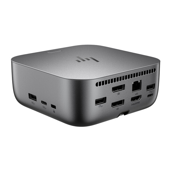 HP Thunderbolt 4 100 W G6 Dockingstation, Kabelgebunden, Thunderbolt 4, 100 W, 10,100,1000,2500 Mbit/s, Grau, 5K Ultra HD
