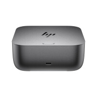 HP Thunderbolt 4 Ultra 180 W G6 Dockingstation, Kabelgebunden, Thunderbolt 4, 180 W, 10,100,1000,2500 Mbit/s, Grau, 8K Ultra HD