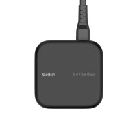 Belkin INC018vfBK, Kabelgebunden, USB 3.2 Gen 1 (3.1 Gen 1) Type-C, 96 W, 10,100,1000 Mbit/s, Schwarz, 5 Gbit/s