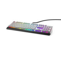 Alienware AW510K, Volle Größe (100%), Kabelgebunden, USB, Mechanischer Switch, RGB-LED, Schwarz, Weiß