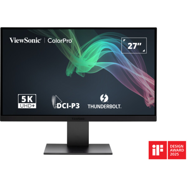 ViewSonic VP2788-5K, 68,6 cm (27"), 5120 x 2880 Pixel, 5K Ultra HD, LED, 5 ms, Schwarz