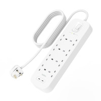 Belkin Connect, 900 J, 8 AC-Ausgänge, Typ G (BS 1363), Typ G (BS 1363), Weiß, Universal